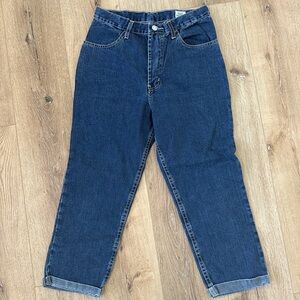 VTG Brighton Blues high waisted crop mom jeans 8